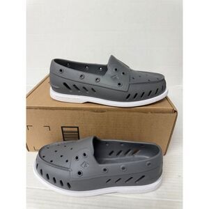 -1044 Sperry Grey, Slip on-US 6 Mens